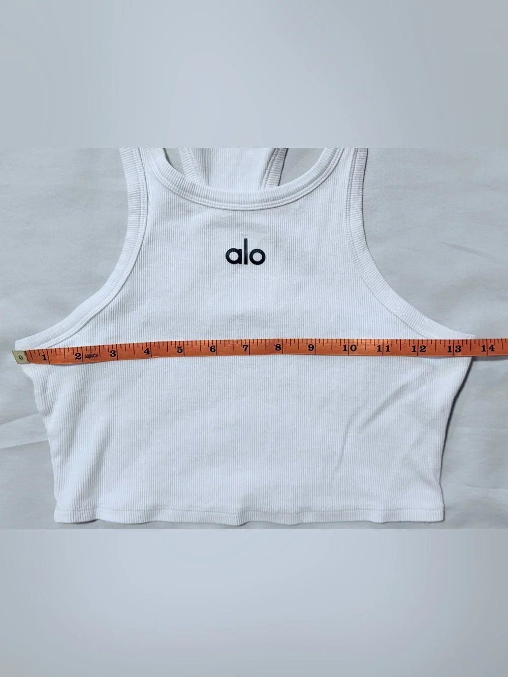 Alo Aspire Tank Top Black and White Small - Picture 7 of 8